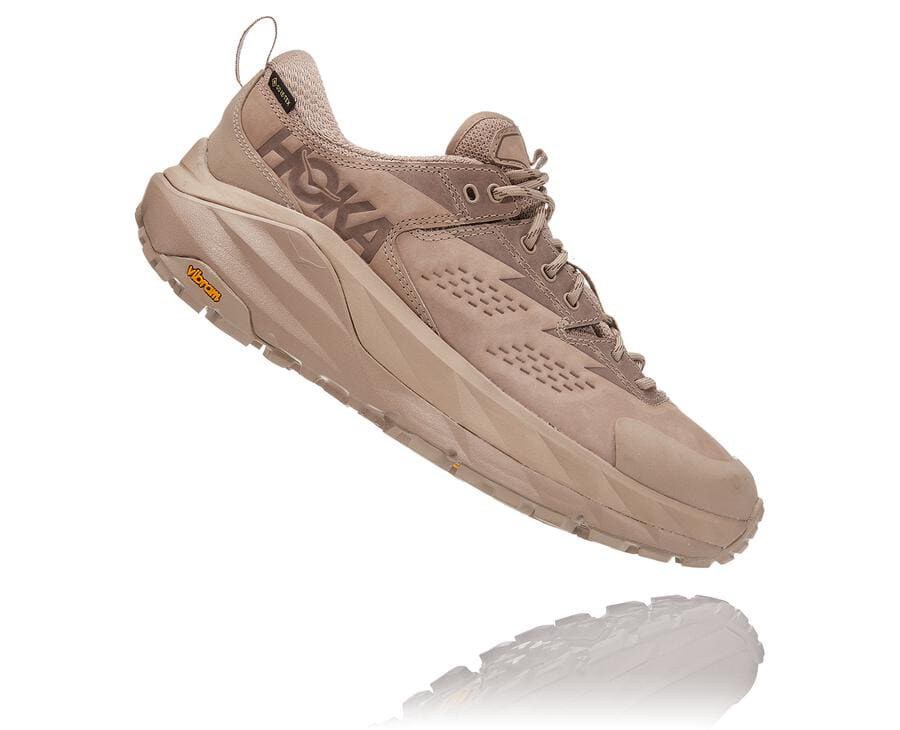 Hoka One One Kaha Låga Gore-Tex Trailskor Dam - Beige - CTXUZ-5304